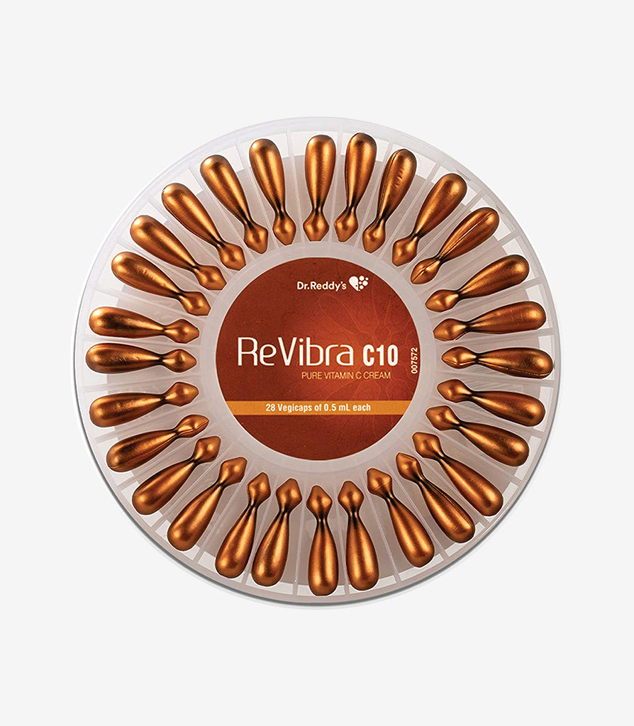 REVIBRA C10 PURE VITAMIN C CREAM VEGICAPS 28 Capsules (0.5 ml each)