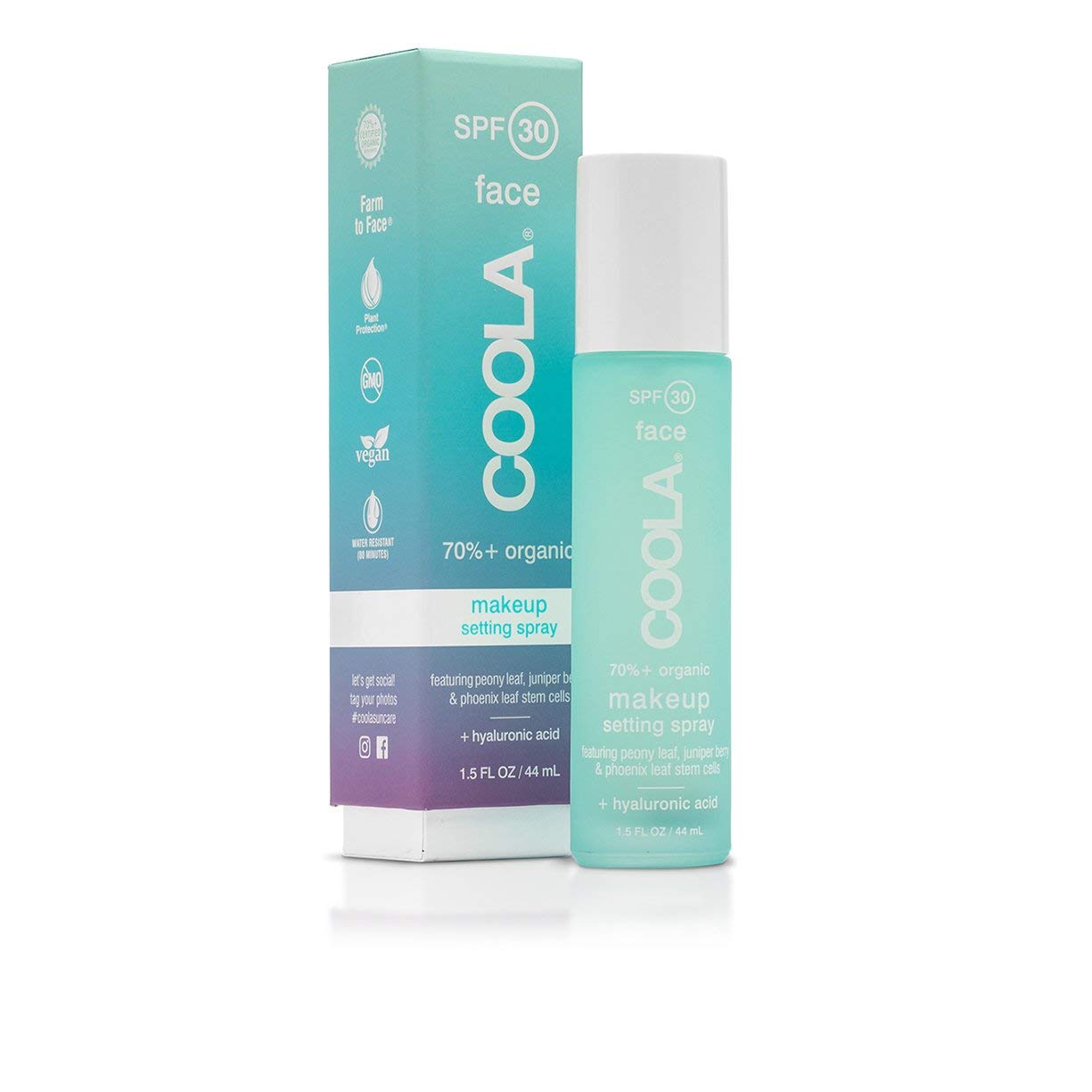 Coola Makeup Setting Spray Organic SPF30 Sunscreen 44ml